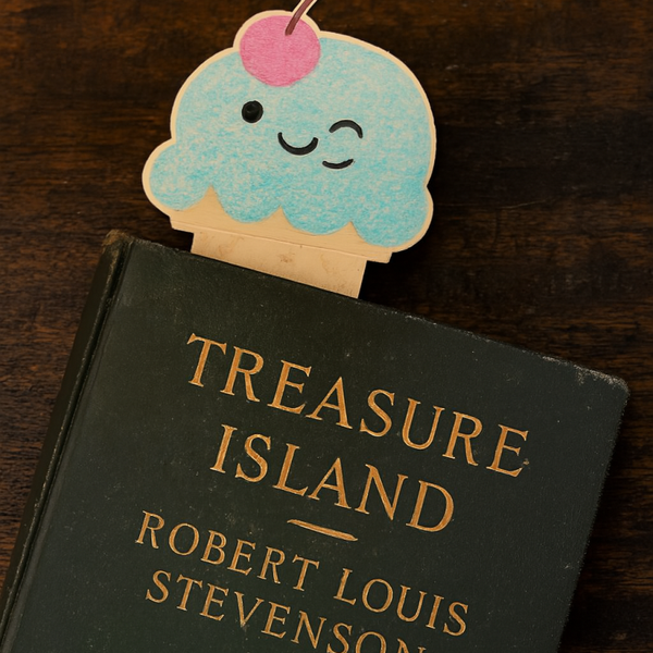 Winking Ice Cream Bookmark