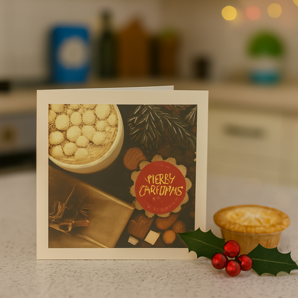 Merry Christmas – Hot Chocolate & Pine Card