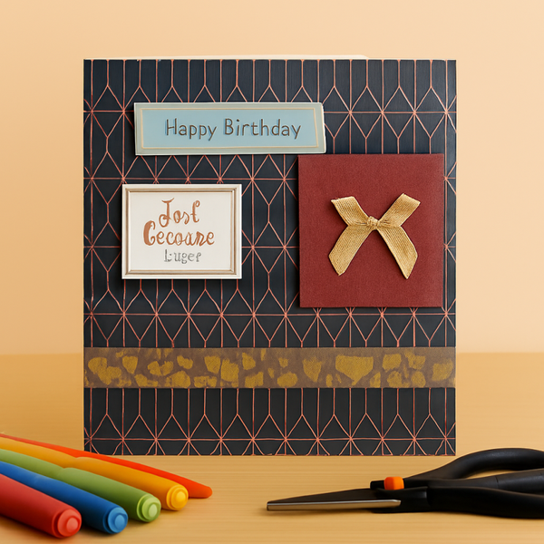 Happy Birthday – Just Because I Care Layered Card