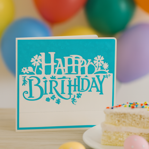 Embossed Birthday Card