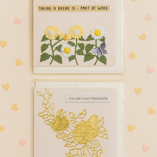 Mini Reflections – Pack of 2 Handmade Cards