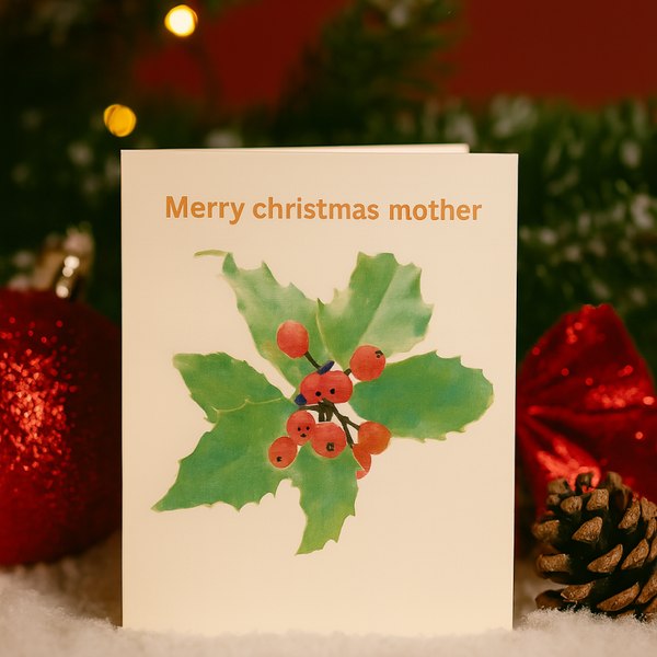 Merry Christmas Mother Card