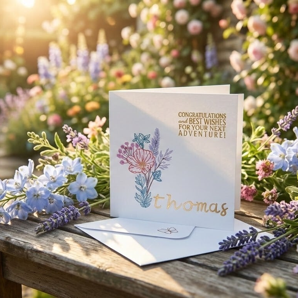 Personalised New Adventure Card