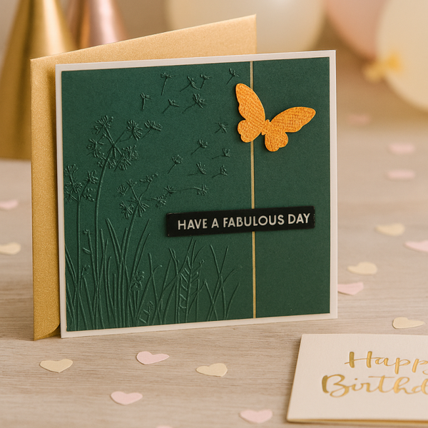 Birthday Breeze – Handmade Card NEW