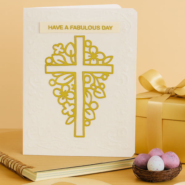 Have a Fabulous Day Embossed Easter Card