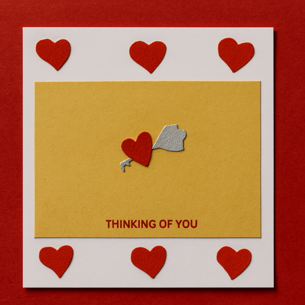 Key to My Heart Handmade card (Valentine)