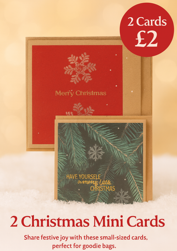 Festive Mini Card Duo – £2 Offer