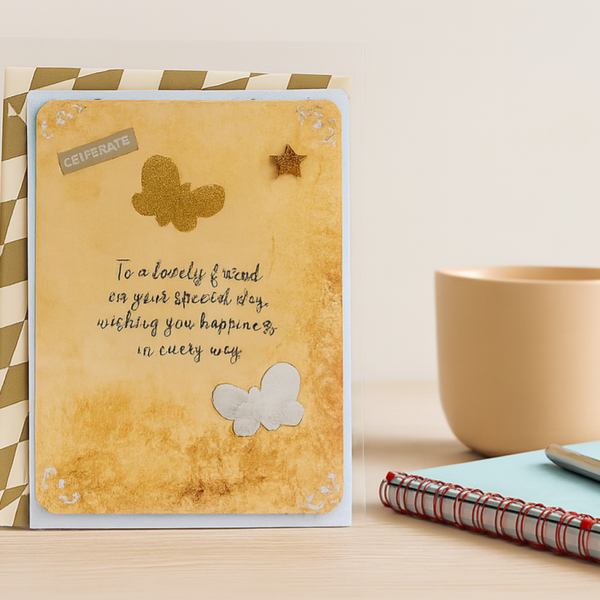 Celebrate Friendship – Handmade Greeting Card.