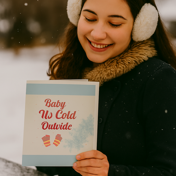 Baby It’s Cold Outside – Winter Mittens Card