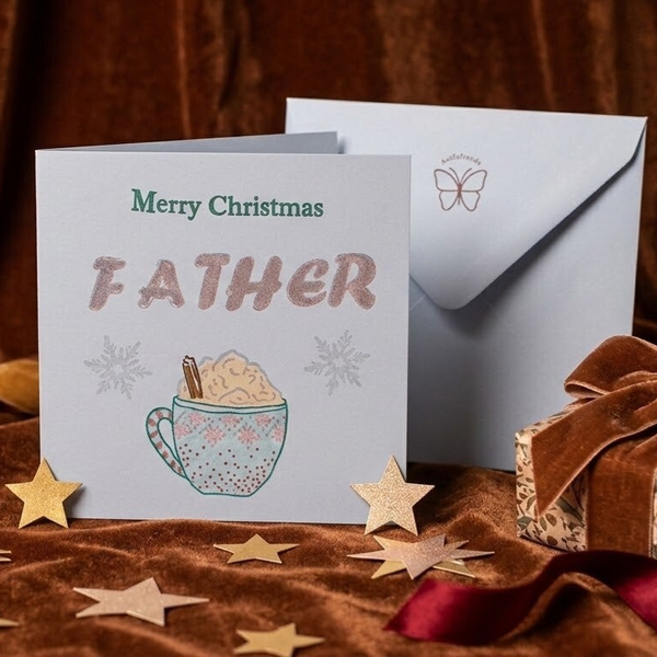 Personalised Father Christmas Card