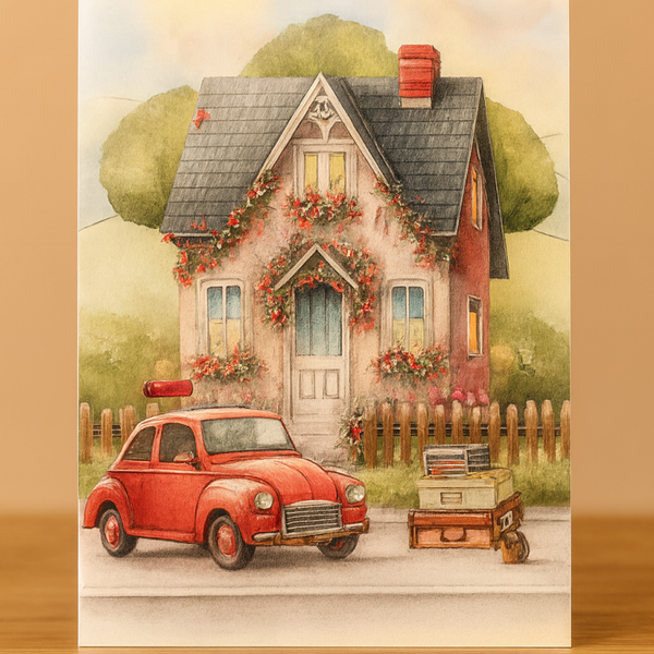 🚗 Homeward Bound Pop-Up Card