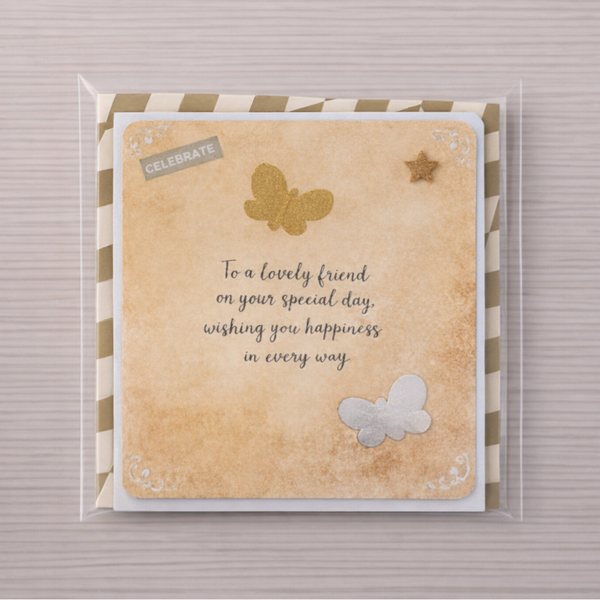 Celebrate Friendship – Handmade Greeting Card.