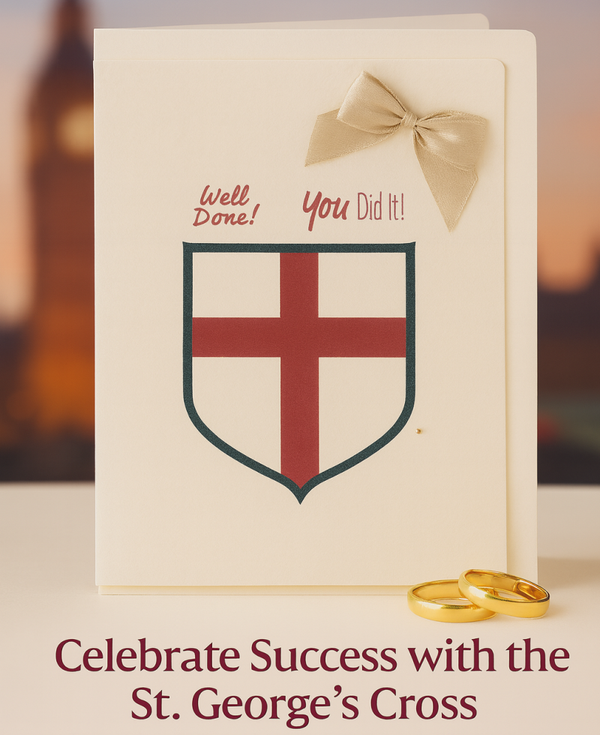 “You Did It!” England-Themed Achievement Card