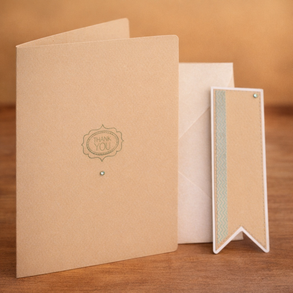 Offer: Thank‑You Card + Matching Bookmark