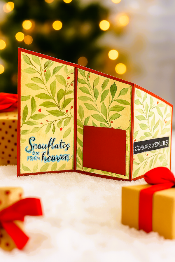 Snowflake Wishes & Winter Whisper card.