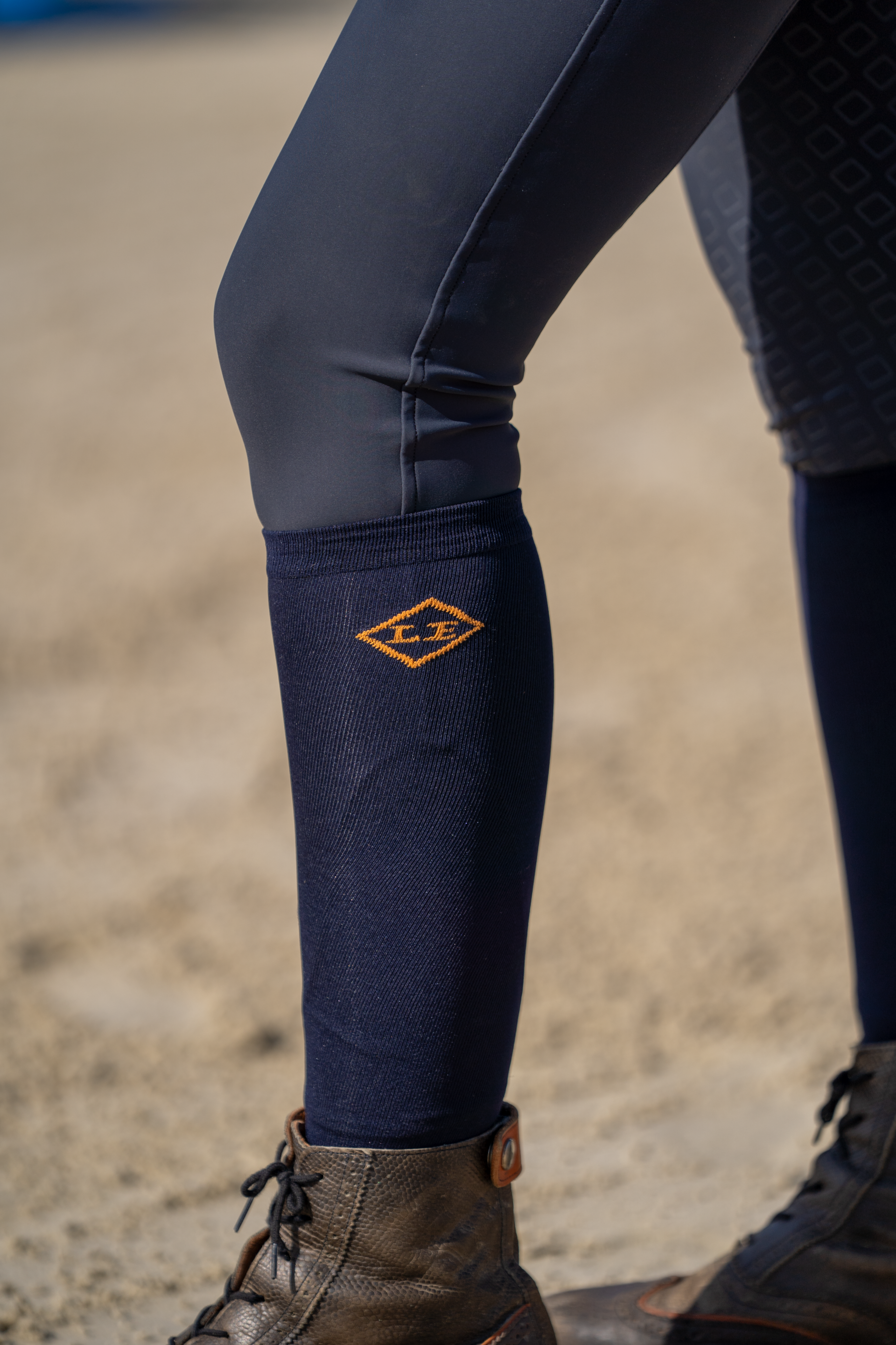 Perfect Fit Rijsokken – Navy Blue