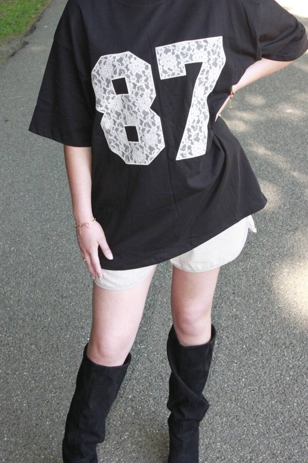 Oversized T-shirt - Zwart