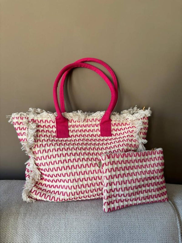 Beach Bag Roze
