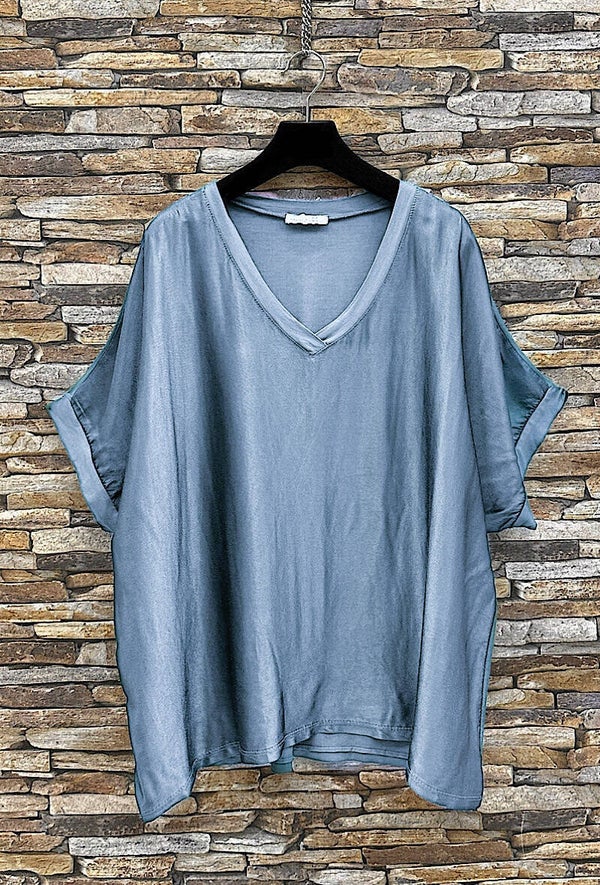 Liame Blouse - Denim Blauw