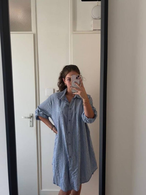 Nora Dress - Blauw