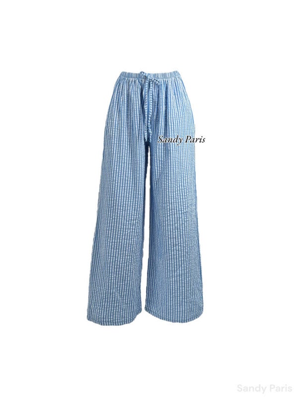 Sirocco Striped Pants - Blauw