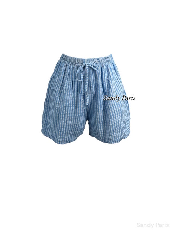 Sirocco Striped Shorts - Blauw