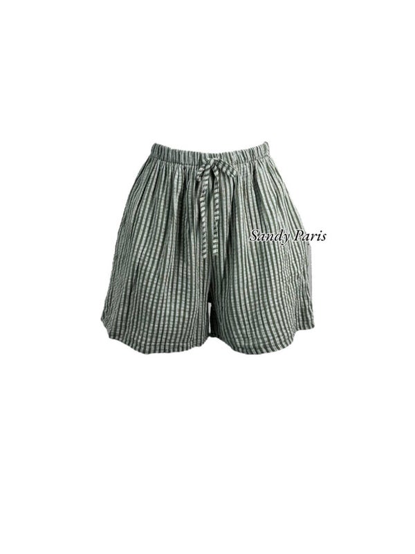 Sirocco Striped Shorts - Khaki
