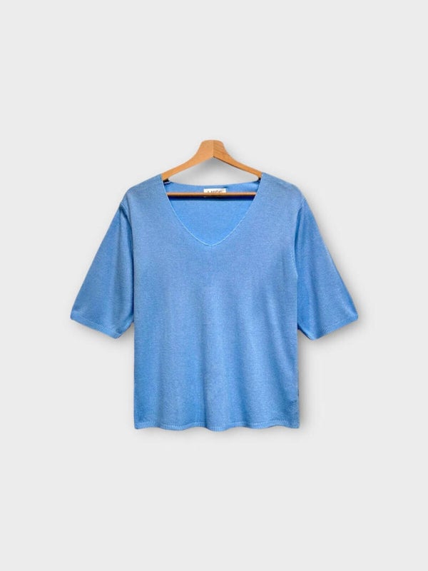 Aria Top - Blauw