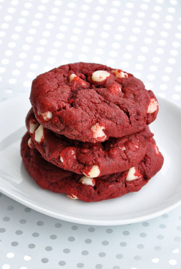 Red velvet cookies