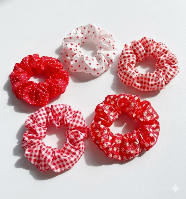 Scrunchies - red collection