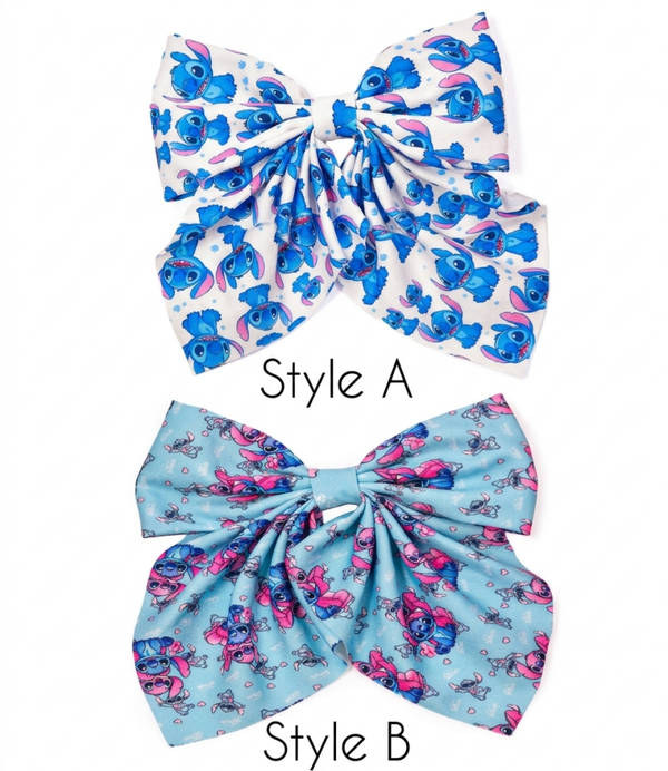 Large stitch bows