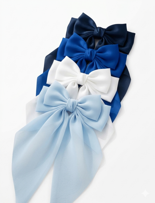 Large bows - Blue collection