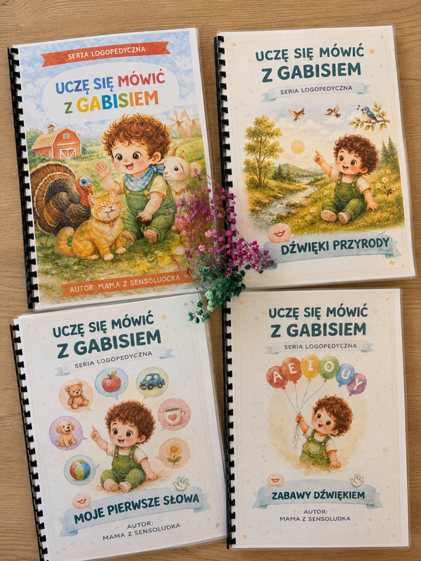 UCZĘ SIĘ MÓWIĆ Z GABISIEM - kompletny zestaw
