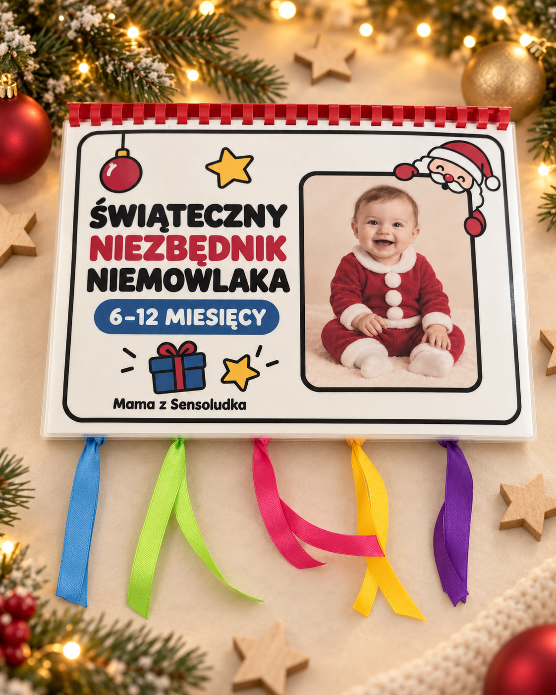 ŚWIĄTECZNY NIEZBĘDNIK NIEMOWLAKA 6-12 msc - wersja ze zdjęciem