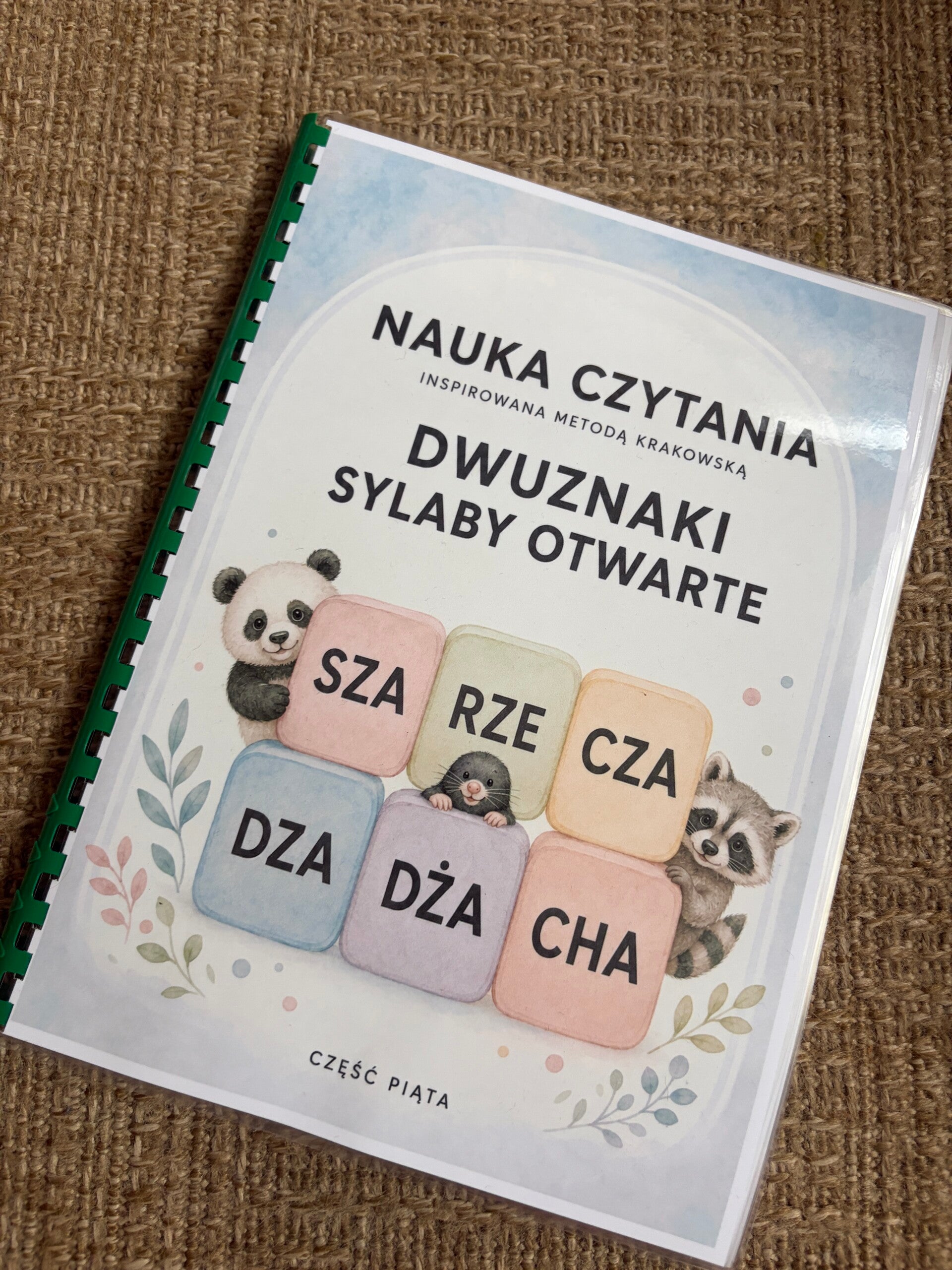 Nauka czytania - dwuznaki sylaby otwarte - część 5