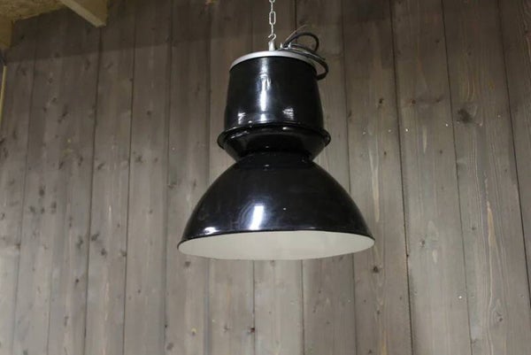 Industriële Fabrieks Lamp Zwart