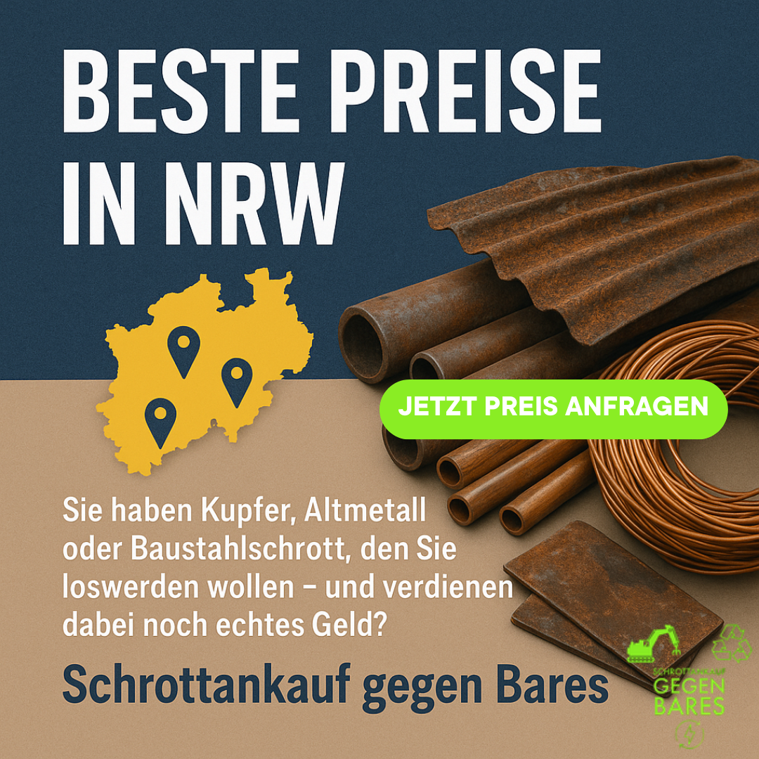 Schrottankauf und kostenlose Schrottabholung in Nordrhein-Westfalen
