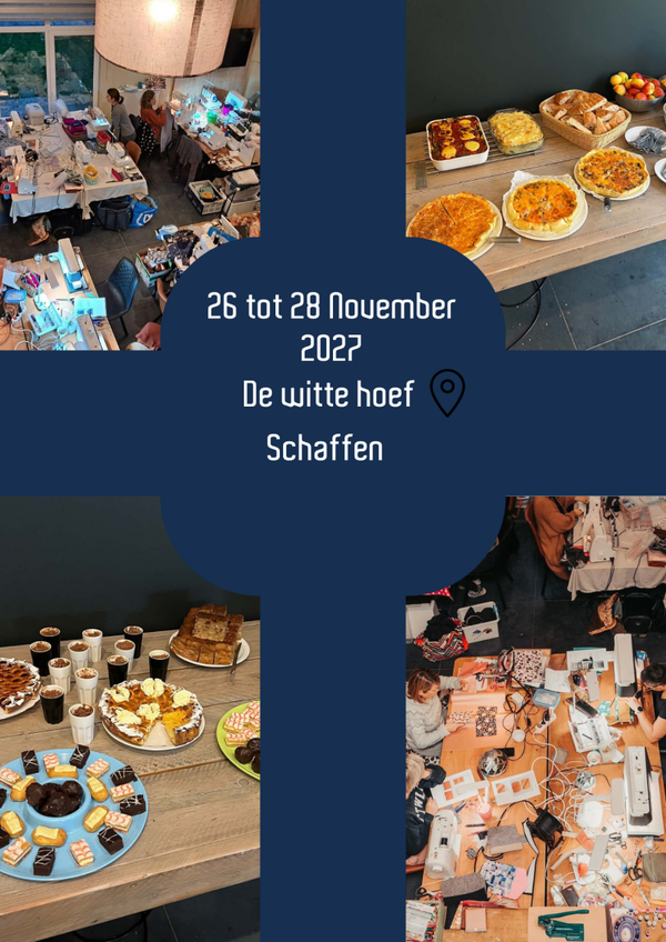 naaiweekend 26 november tot 28 november