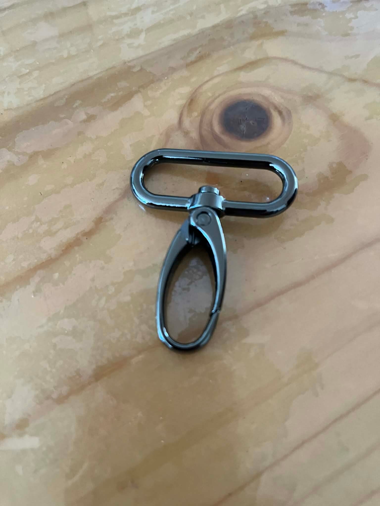 Karabijn  haken 40mm zwart