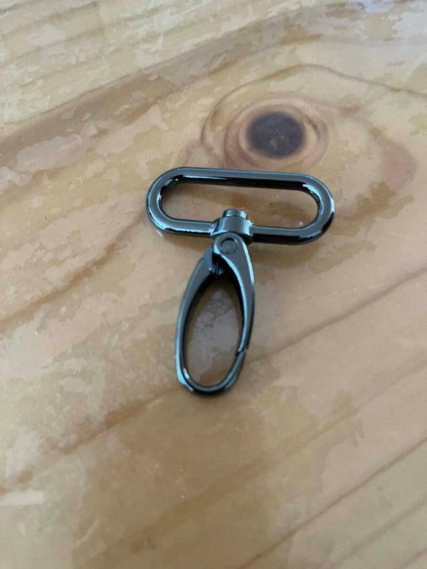 Karabijn  haken 40mm zwart