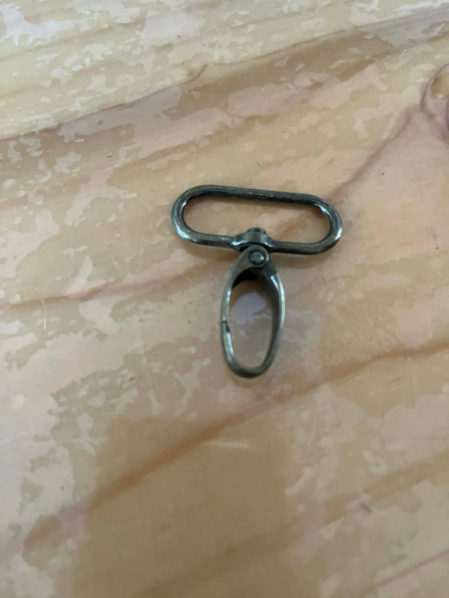 Karabijn  haken 25mm brons