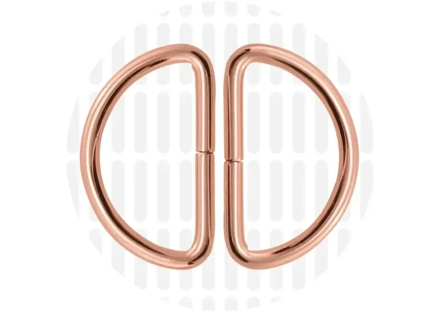 D - ringen 40mm roze