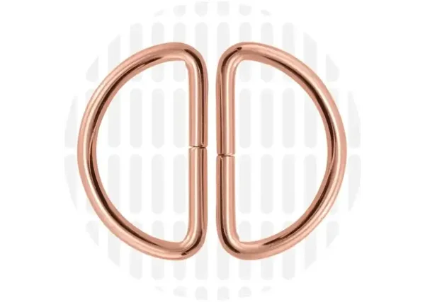 D - ringen 40mm roze
