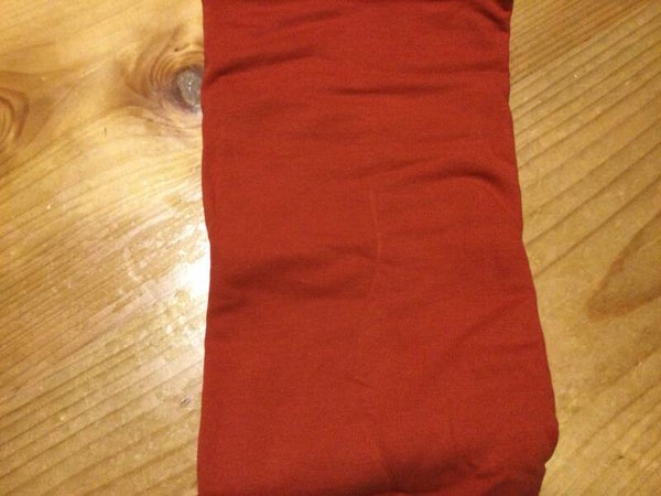 French terry 40x140cm roest