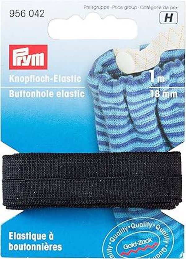 elastiek met knoops gaten 18 mm