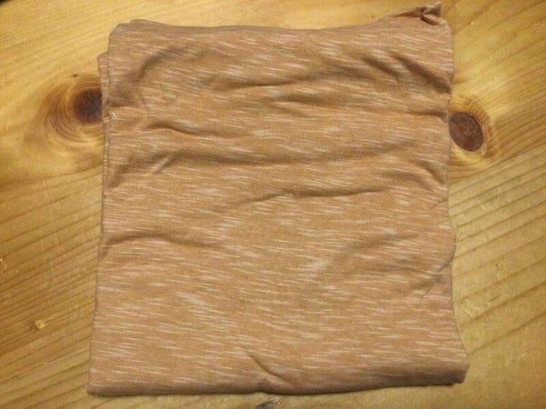 Jersey 120x140 cm beige met wit