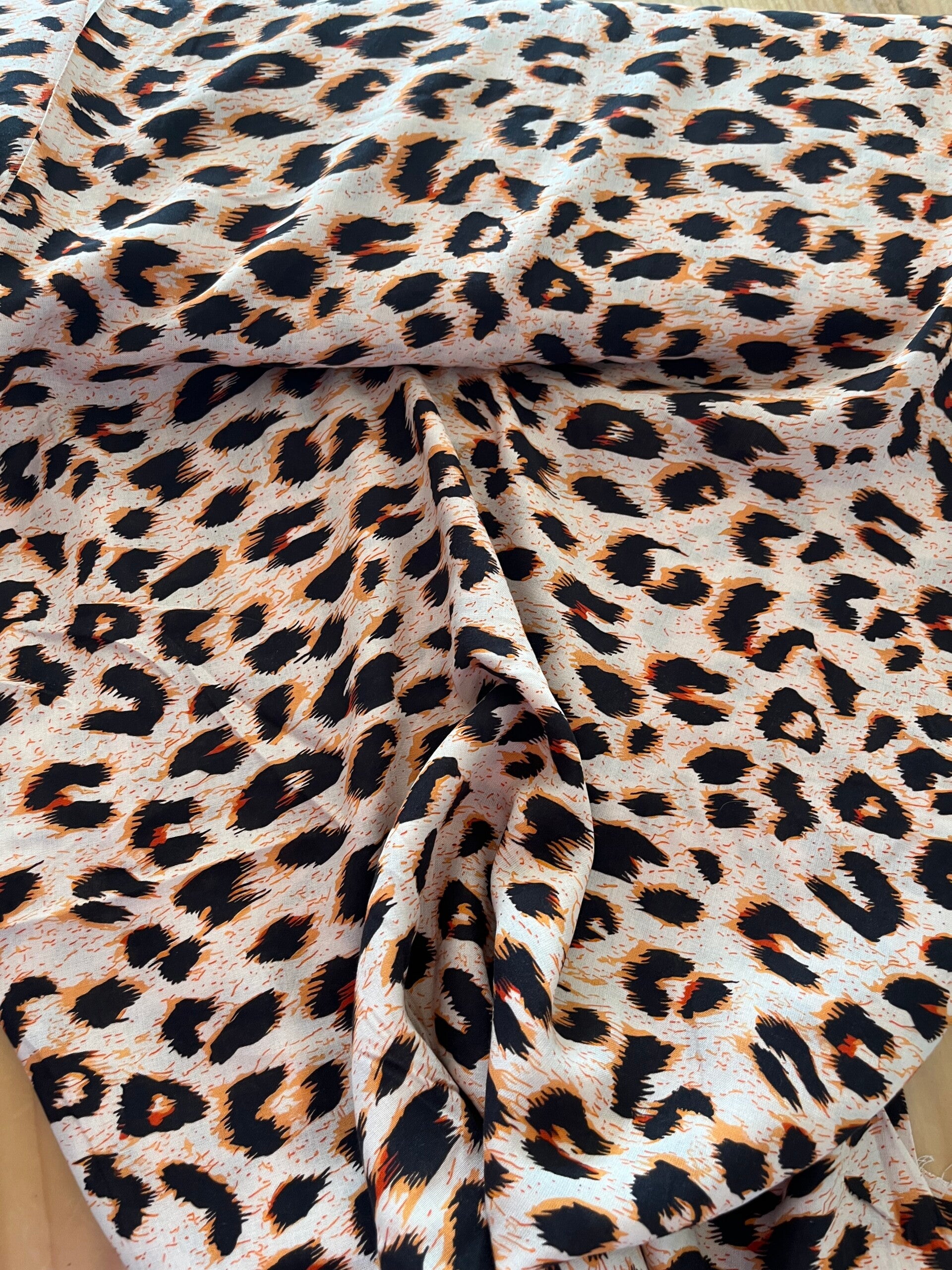 digital viscose poplin