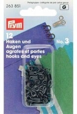 Haken en ogen messing no2