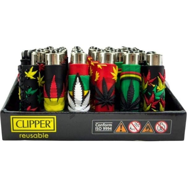 rasta leaf coated clippers