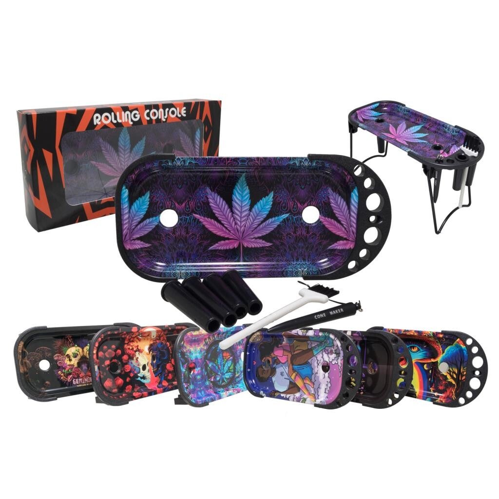 varying size standing tray sets